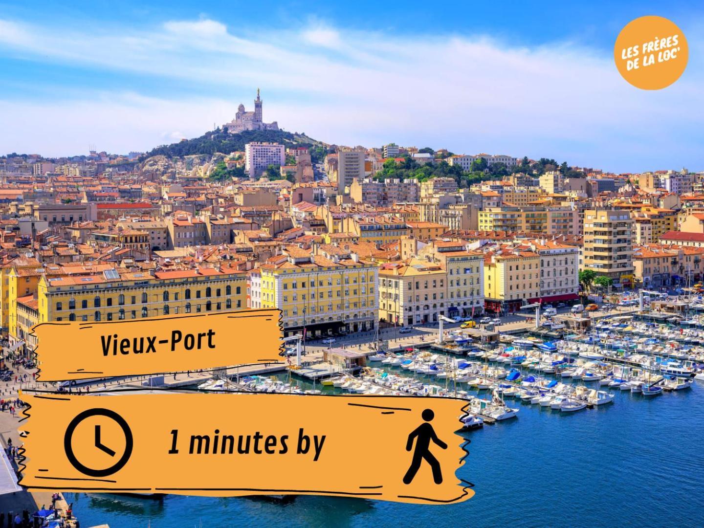 La Merveille Du Port - Spacieux & Lumineux - Les Freres De La Loc' Marseilles Buitenkant foto